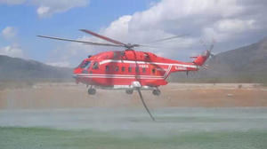 AVIC Helicopter Model AC313 with Simplex Aerospace Fire Attack System Model 380